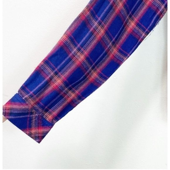 Anthropologie Cloth & Stone Plaid Button Up Shirt - Picture 5 of 9